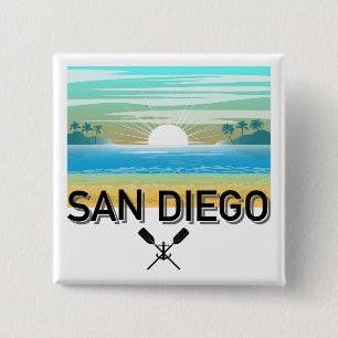 San Diego Design - Knappen Kvadratisk Knapp