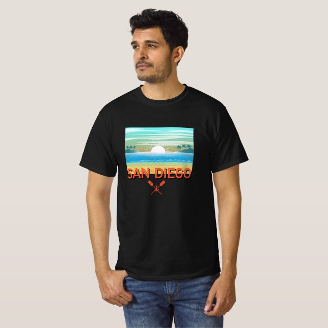 San Diego Design - Manar Value-Shirt T Shirt (Hel framsida)
