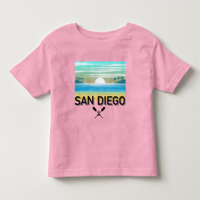 San Diego Design - Småbarn Bra Jersey T-Shirt (Framsida)