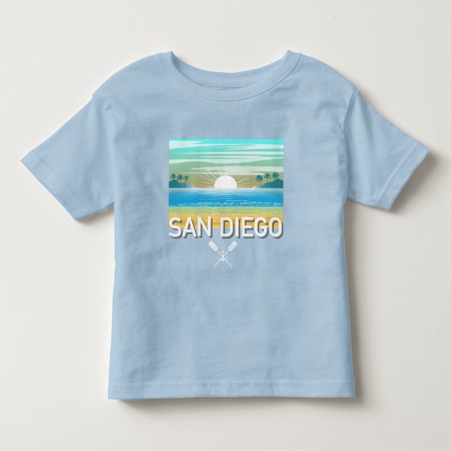 San Diego Design - Småbarn Bra Jersey T-Shirt (Framsida)