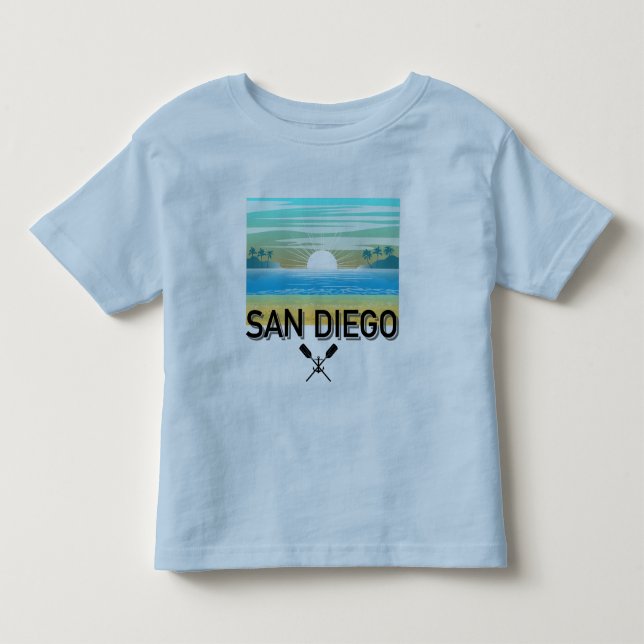San Diego Design - Småbarn Bra Jersey T-Shirt (Framsida)