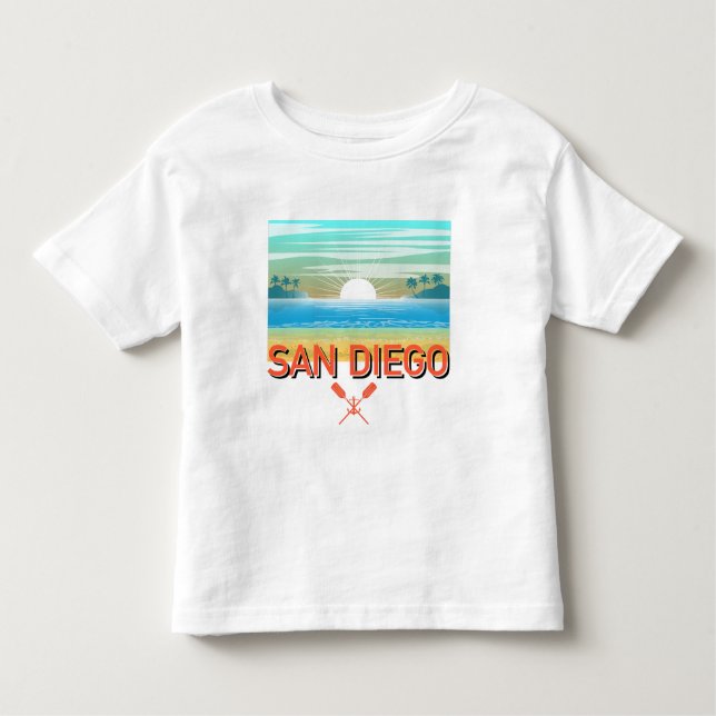 San Diego Design - Småbarn Bra Jersey T-Shirt (Framsida)