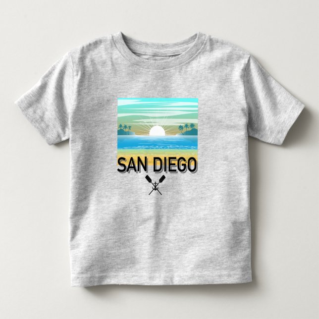 San Diego Design - Småbarn Bra Jersey T-Shirt (Framsida)