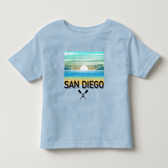 San Diego Design - Småbarn Bra Jersey T-Shirt (Framsida)