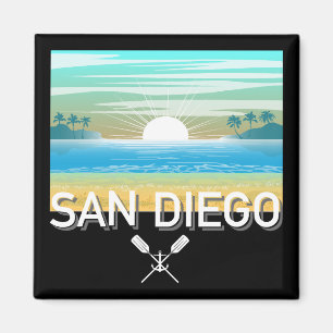 San Diego Design - Square Magnet