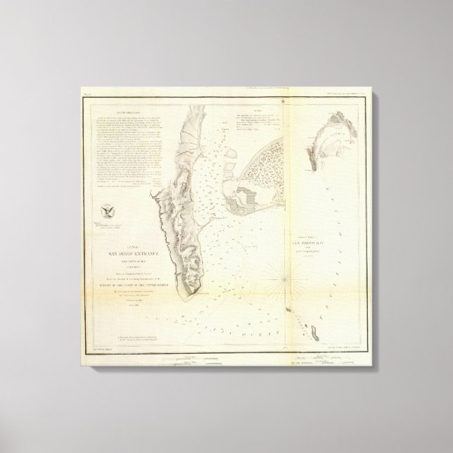 San Diego Entrance Canvastryck (Framsida)