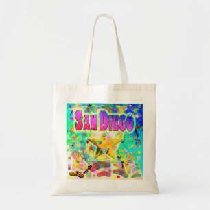 San Diego Epoch Hour Tote Bag Tygkasse