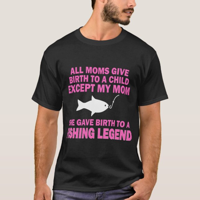 San Diego Fiskande Mamma T Shirt (Framsida)