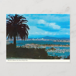 San Diego fjärd från Loma Linda vintage Vykort
