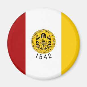 San Diego Flagga Magnet