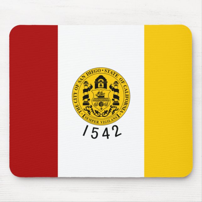 San Diego Flagga Musmatta (Framsidan)