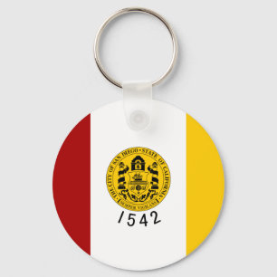 San Diego Flagga Nyckelring