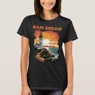 San Diego fyr Orange Resa T Shirt