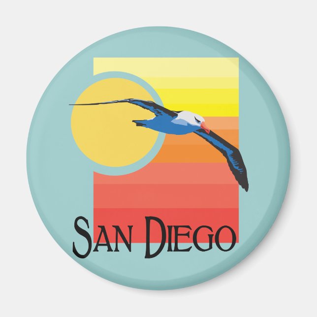 San Diego Gull Magnet (Framsidan)
