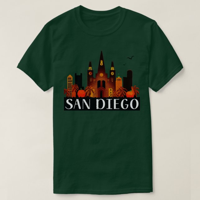San Diego Halloween T Shirt (Design framsida)