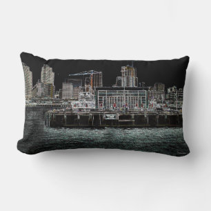 San Diego Harbour - Broadway Pier Pillow Lumbarkudde