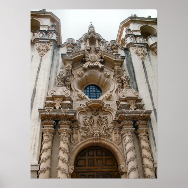 san diego historisk kyrka poster (Framsidan)