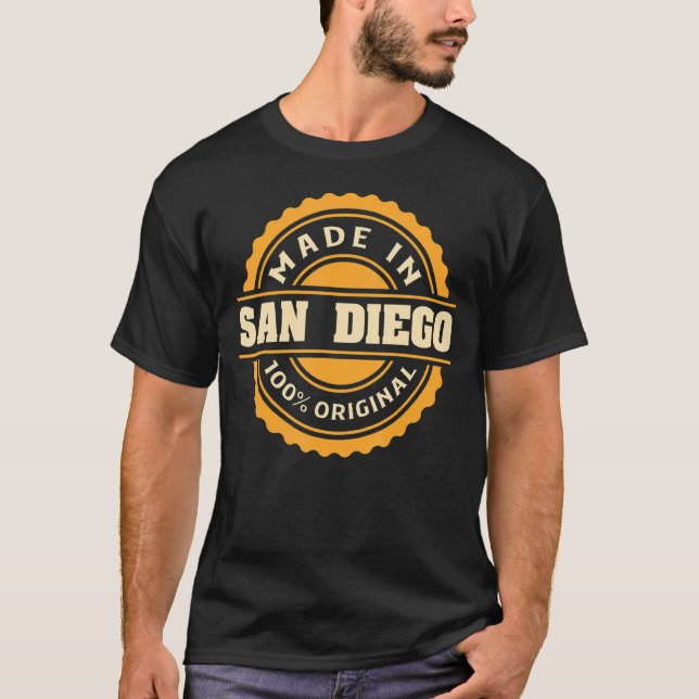 San Diego Hometown T Shirt (Framsida)