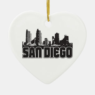 San Diego horisont Julgransprydnad Keramik
