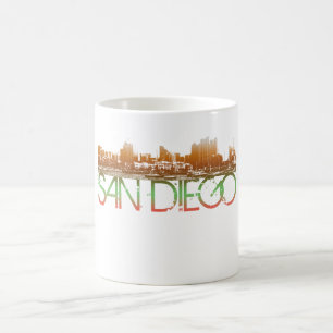 San Diego horisontdesign Kaffemugg