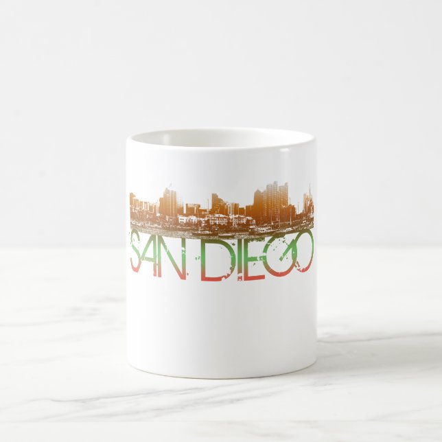 San Diego horisontdesign Kaffemugg (Center)