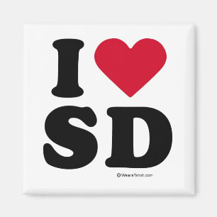 SAN DIEGO - "I KÄRLEK SD" "I KÄRLEK SAN DIEGO" MAGNET
