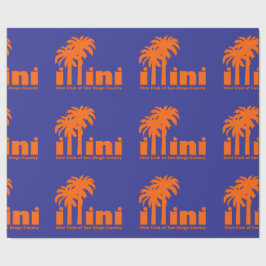 San Diego Illini Wrapping Papper Presentpapper