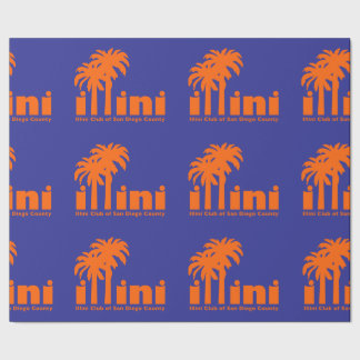 San Diego Illini Wrapping Papper Presentpapper