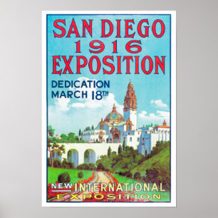 San Diego Internationell Exposition Poster