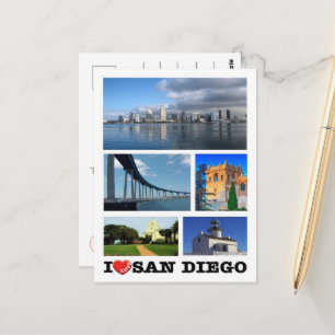San Diego - Jag älskar - USA - Vykort