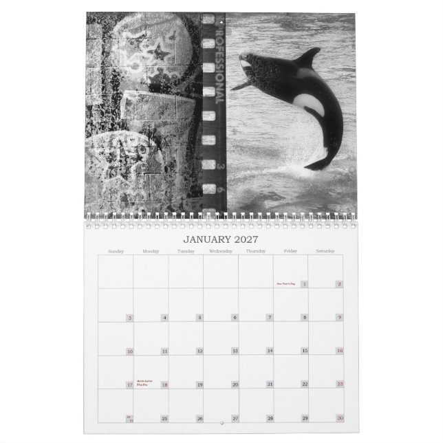 San Diego kalender (Jan 2027)
