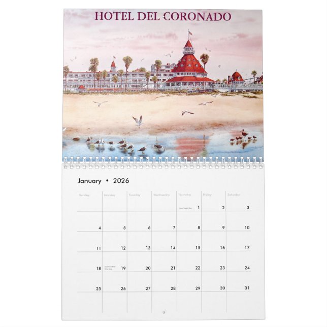 SAN DIEGO KALENDER 2012 (Jan 2026)