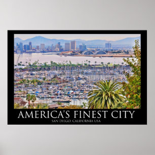 San Diego Kalifornien affisch