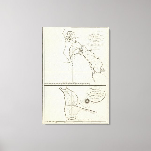 San Diego, Kalifornien Canvastryck (Framsida)