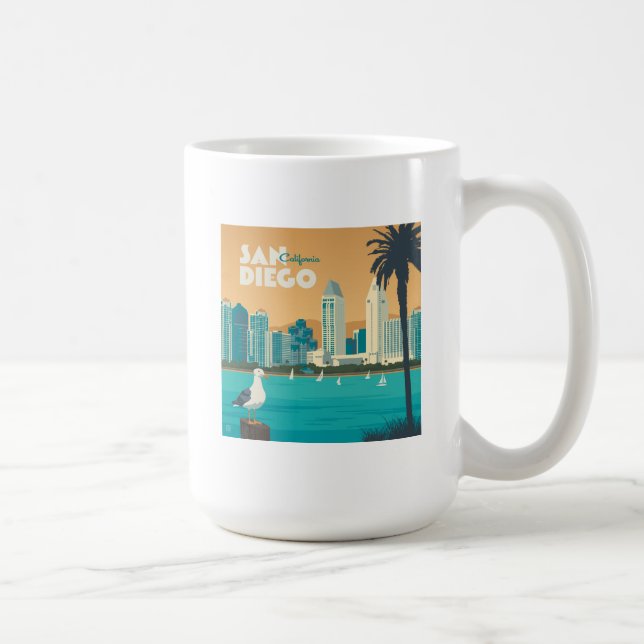 San Diego, Kalifornien Kaffemugg (Höger)
