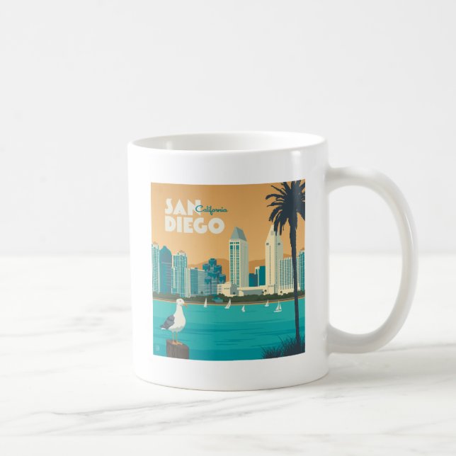 San Diego, Kalifornien Kaffemugg (Höger)