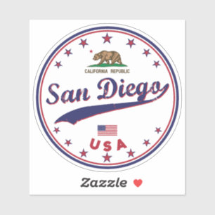 San Diego, Kalifornien Klistermärken