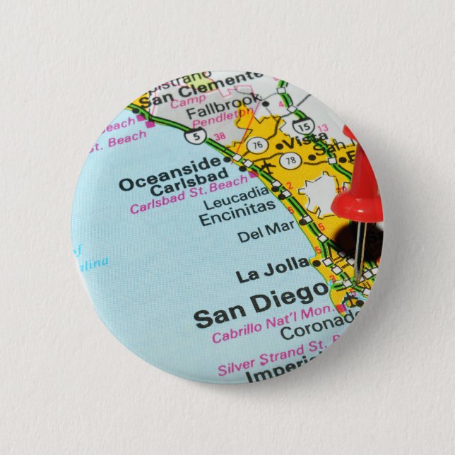 San Diego Kalifornien Knapp (Framsida)