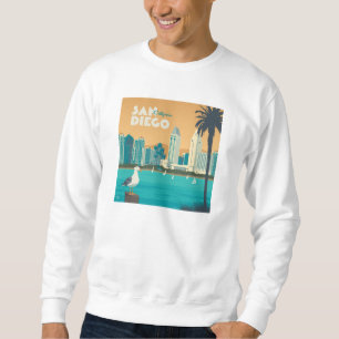 San Diego, Kalifornien Lång Ärmad Tröja