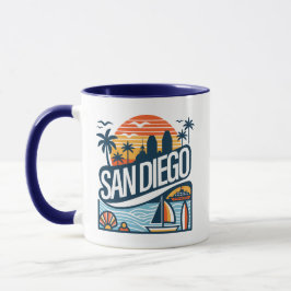San Diego Kalifornien Mugg