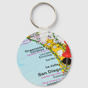 San Diego Kalifornien Nyckelring