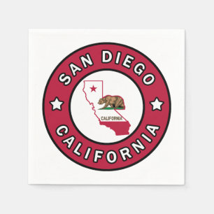 San Diego Kalifornien Pappersservett