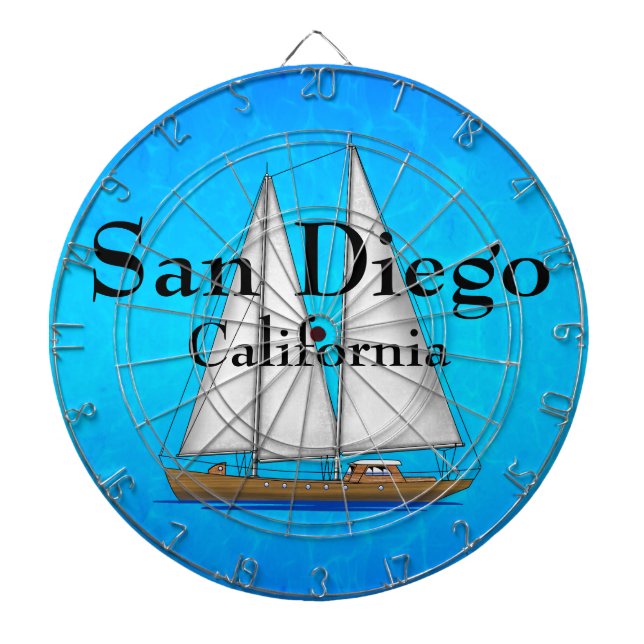 San Diego Kalifornien Piltavla (Framsidan)