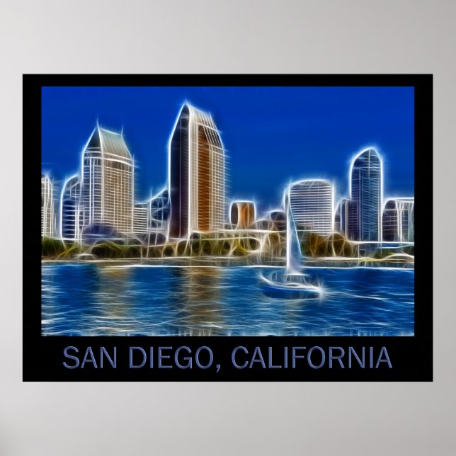 San Diego, Kalifornien Poster (Framsidan)