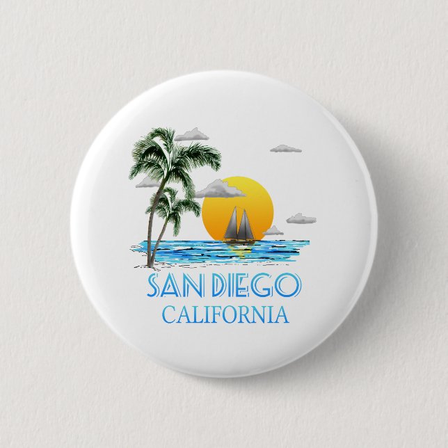 San Diego Kalifornien segling Knapp (Framsida)
