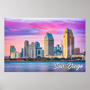 San Diego, Kalifornien, Stater Poster