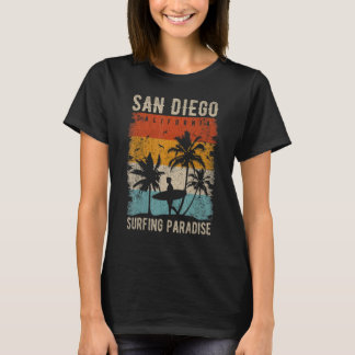 San Diego Kalifornien Surfning San Diego 2 T Shirt