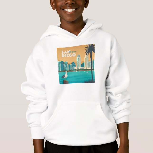 San Diego, Kalifornien T Shirt (Framsida)