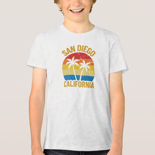 San Diego Kalifornien T Shirt (Framsida)