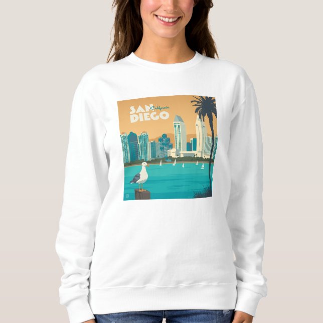 San Diego, Kalifornien T Shirt (Framsida)